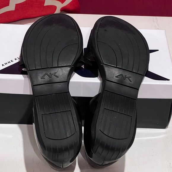 Anne Klein Black Sparkle Flats - Picture 8 of 9